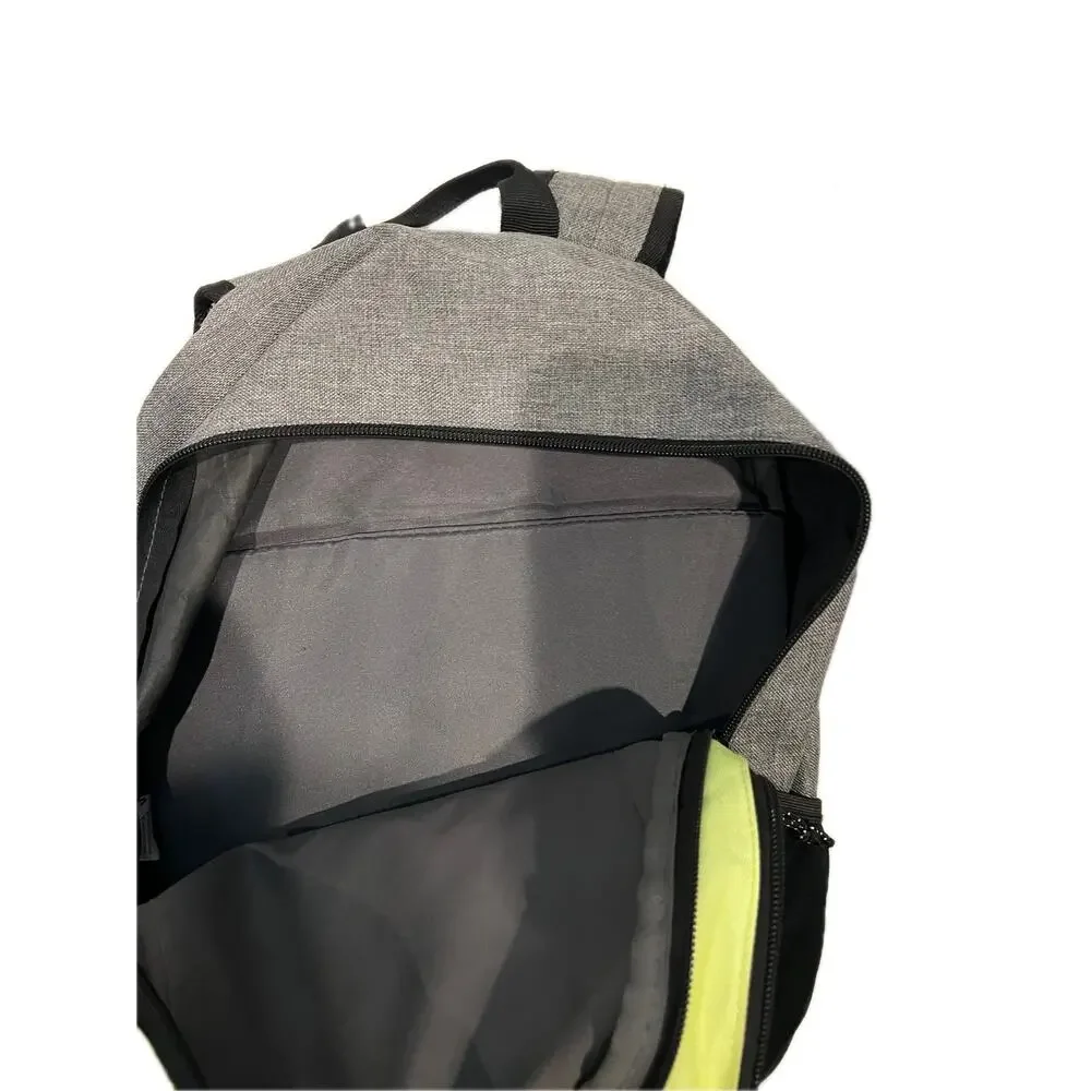 Volcom Diagonal backpack Gray Black w Yellow Trimw